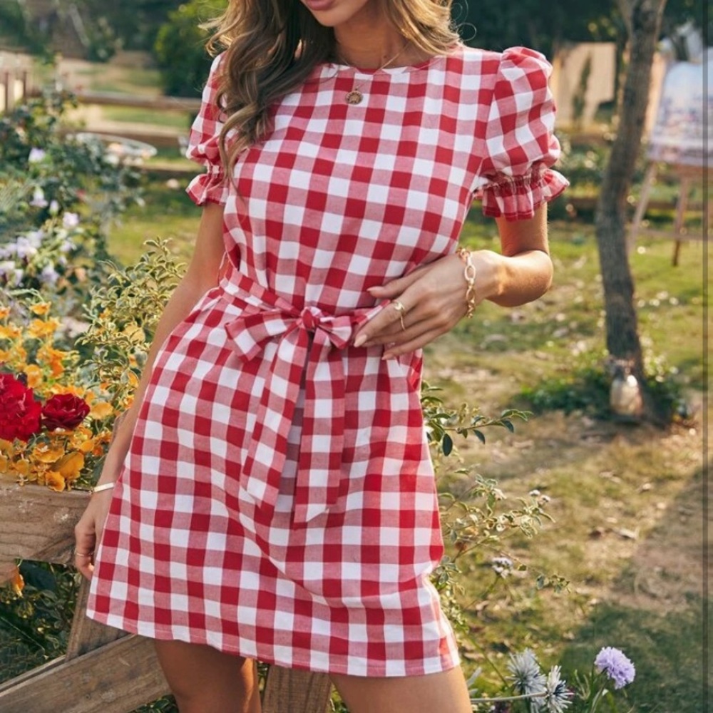 Gingham dress